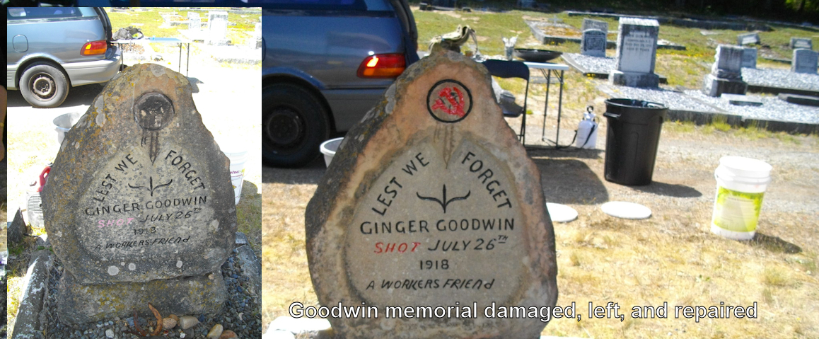 Ginger Goodwin grave vandalized ahead of memorial