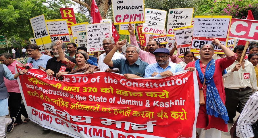 Left Parties in India and Pakistan Condemn Modi’s Assault on Kashmir