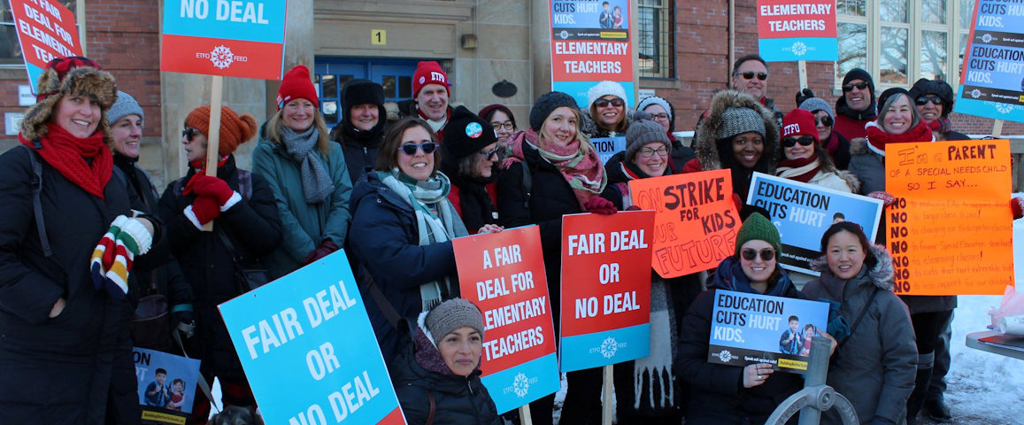 Mass solidarity for Ontario teachers