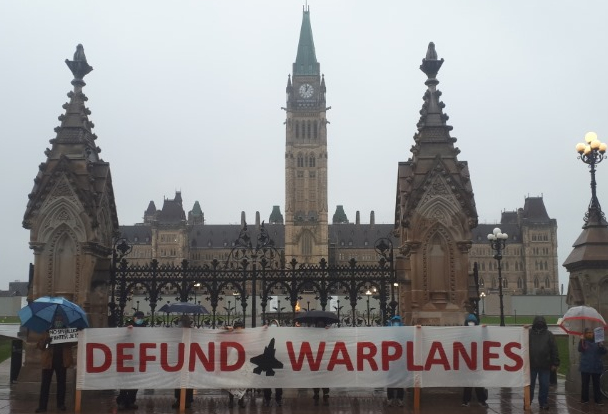 Pan-Canadian Day of Action opposes plan to buy fighter jets, drones