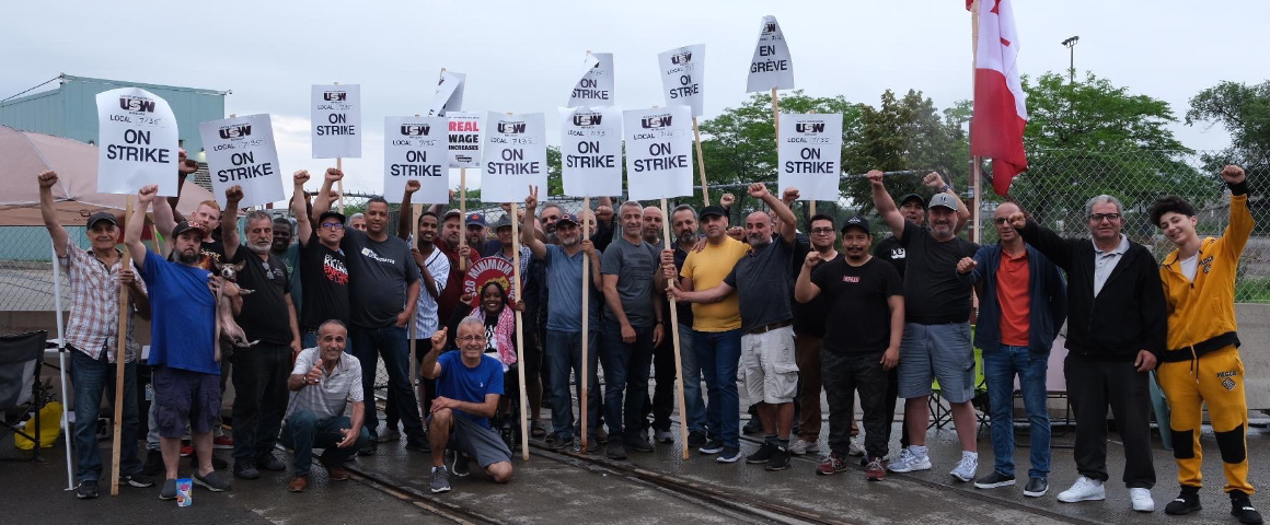 National Steel Car workers on strike for their lives