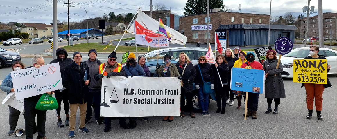 New Brunswick Common Front calls for big boost to social assistance rates