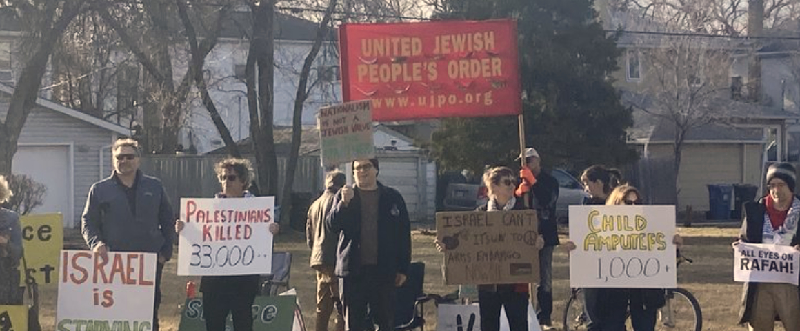 United Jewish People’s Order calls on Ottawa to take real action against war and genocide in Gaza