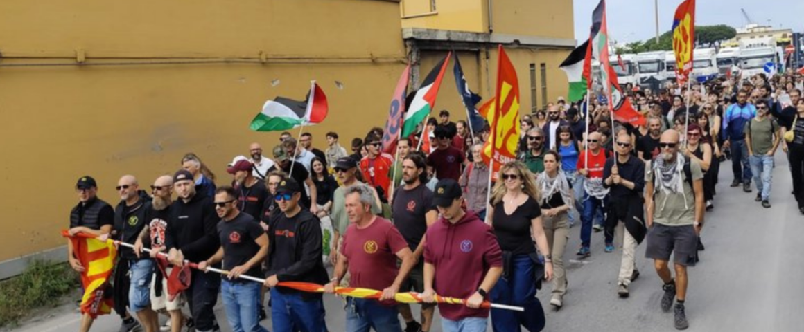 European dockworkers block arms shipments to Israel