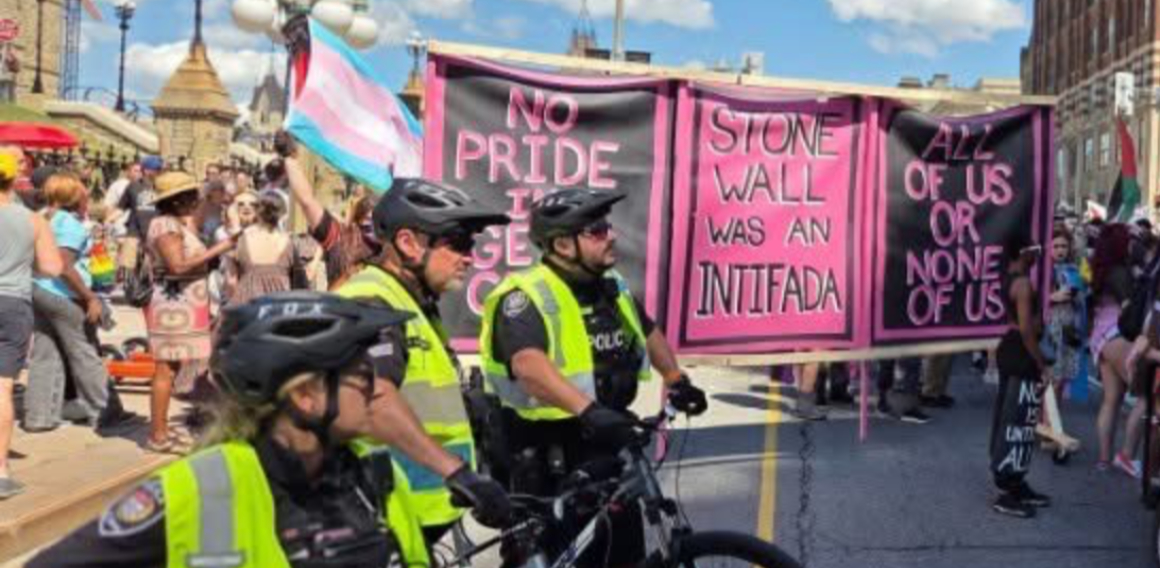 Furor over Ottawa pride parade disruption obscures underlying problem of police, military and corporate involvement  