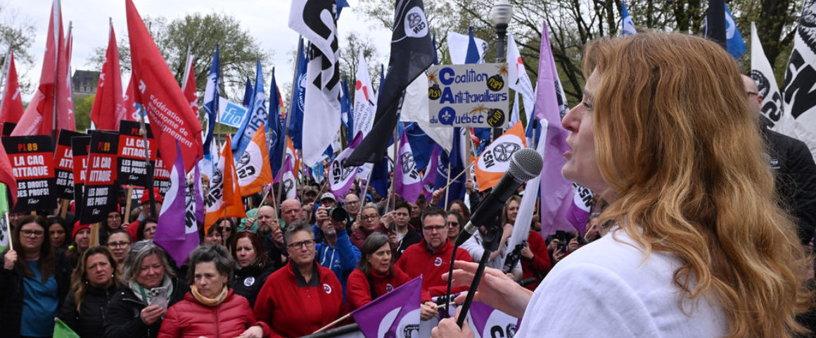 Quebec unions mobilize against anti-labour Bill 3
